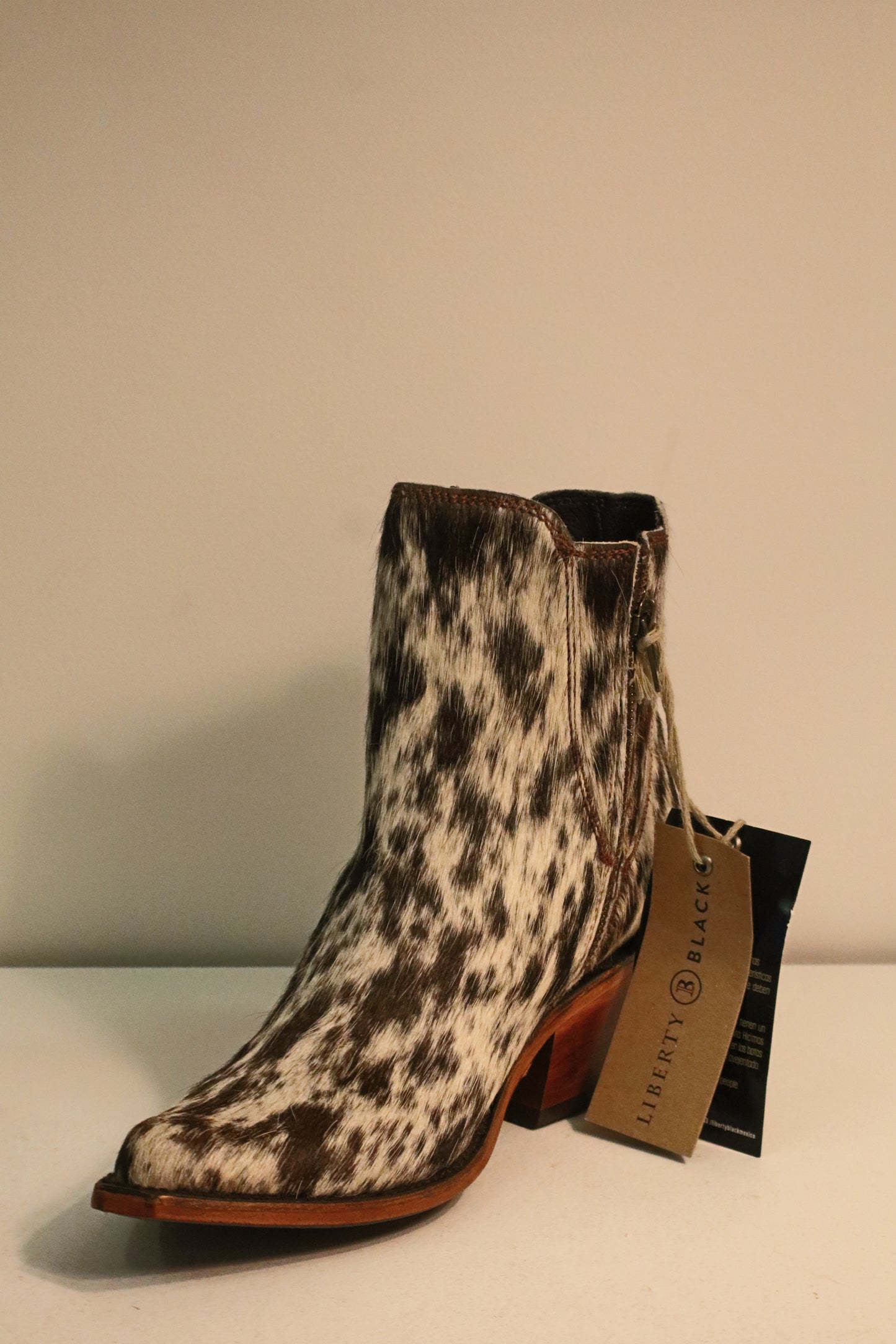 Cowhide Bootie by Liberty Black