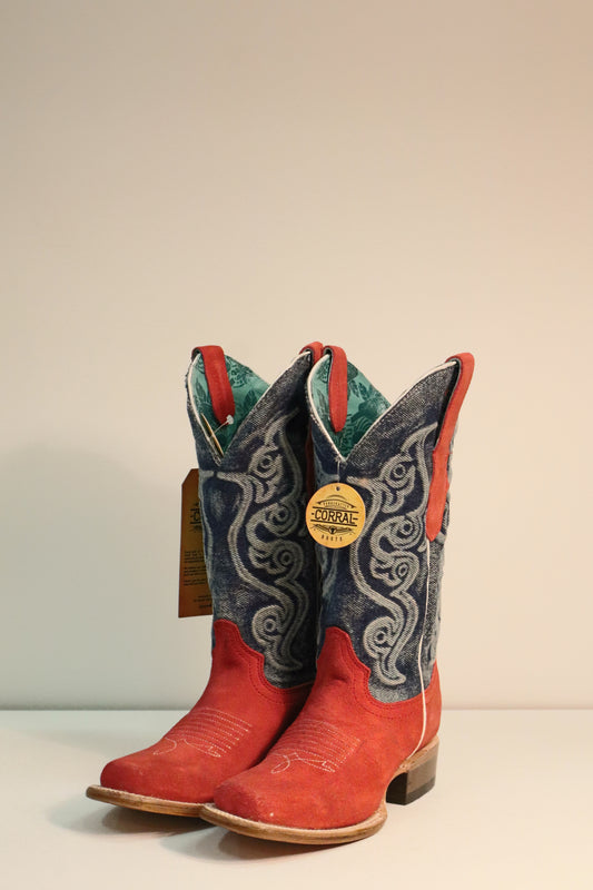 Red with Blue Jean by Corral