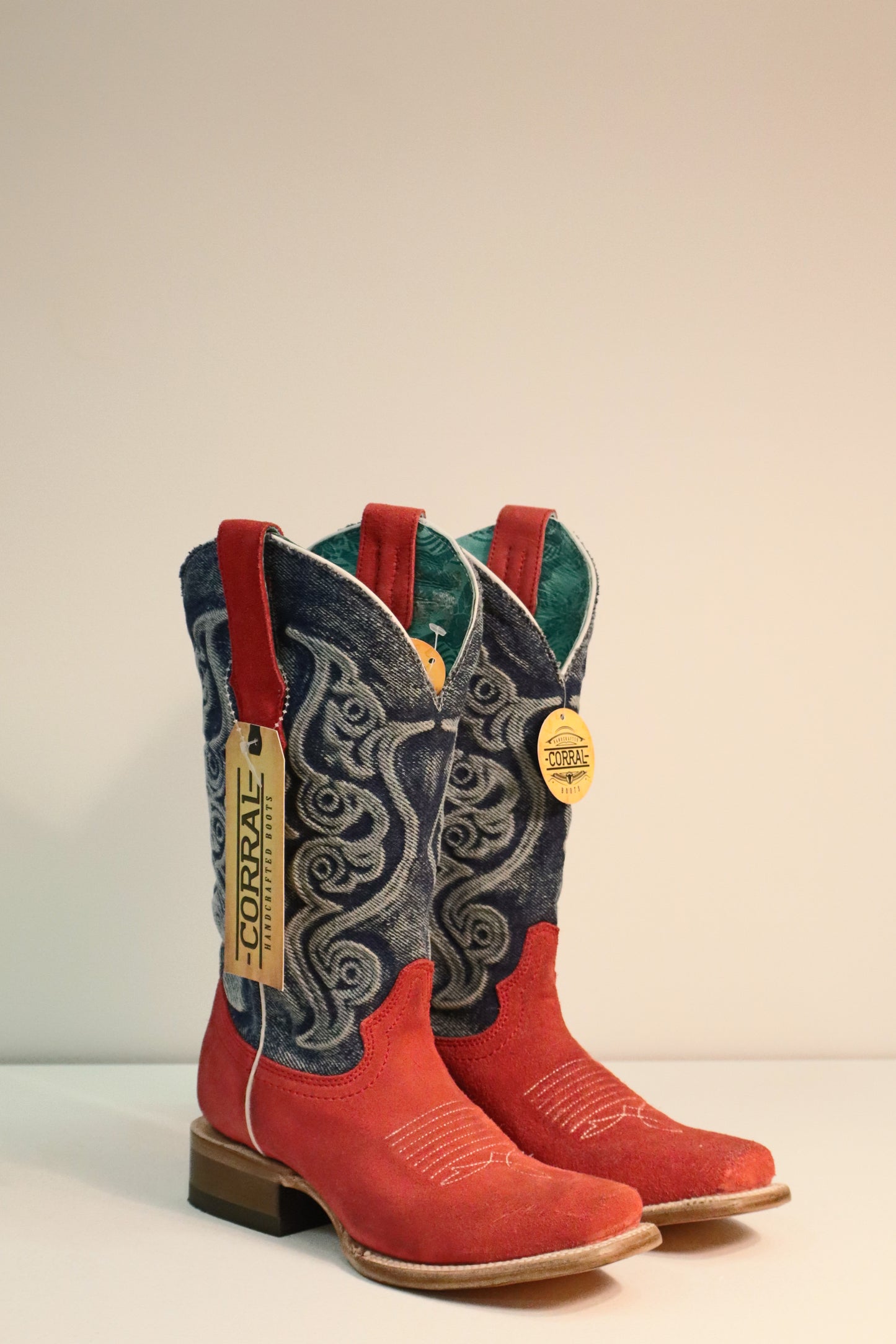 Red with Blue Jean by Corral