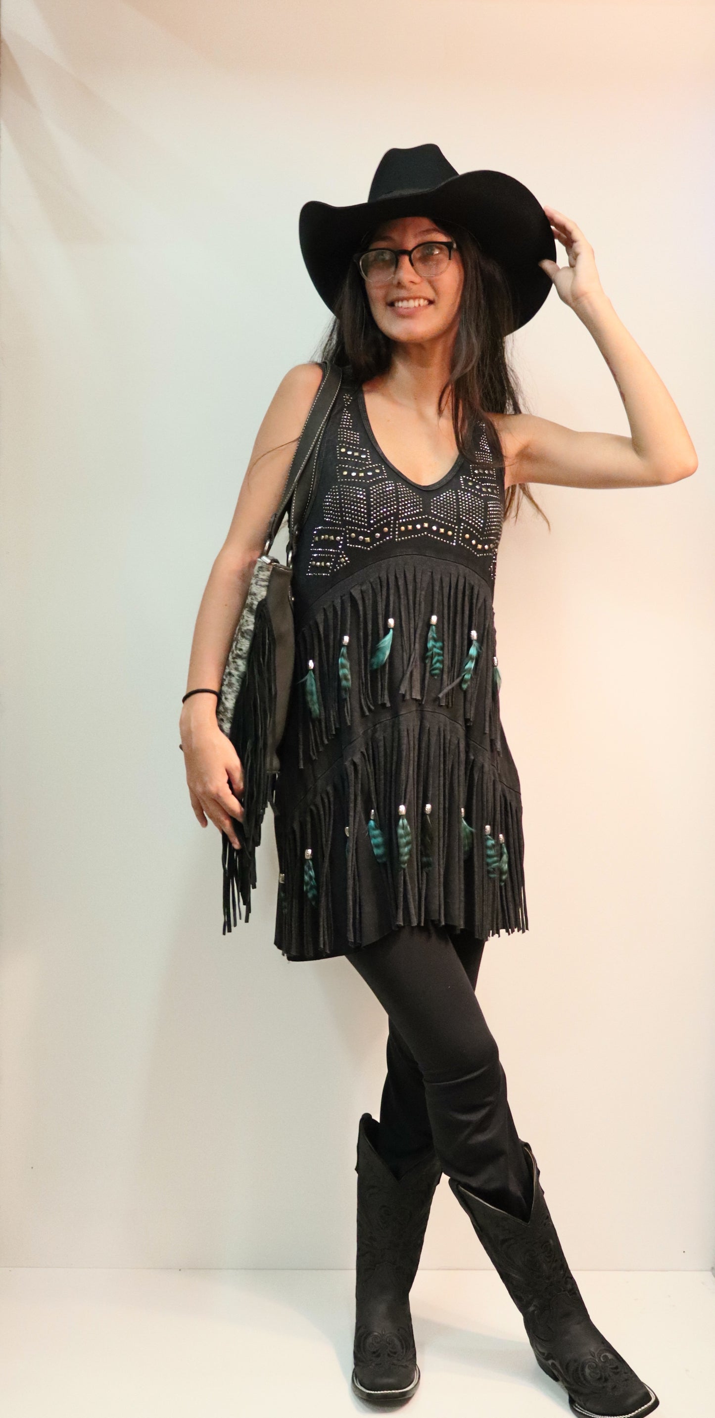 Pat Dahnke Two Tiered Fringe Top