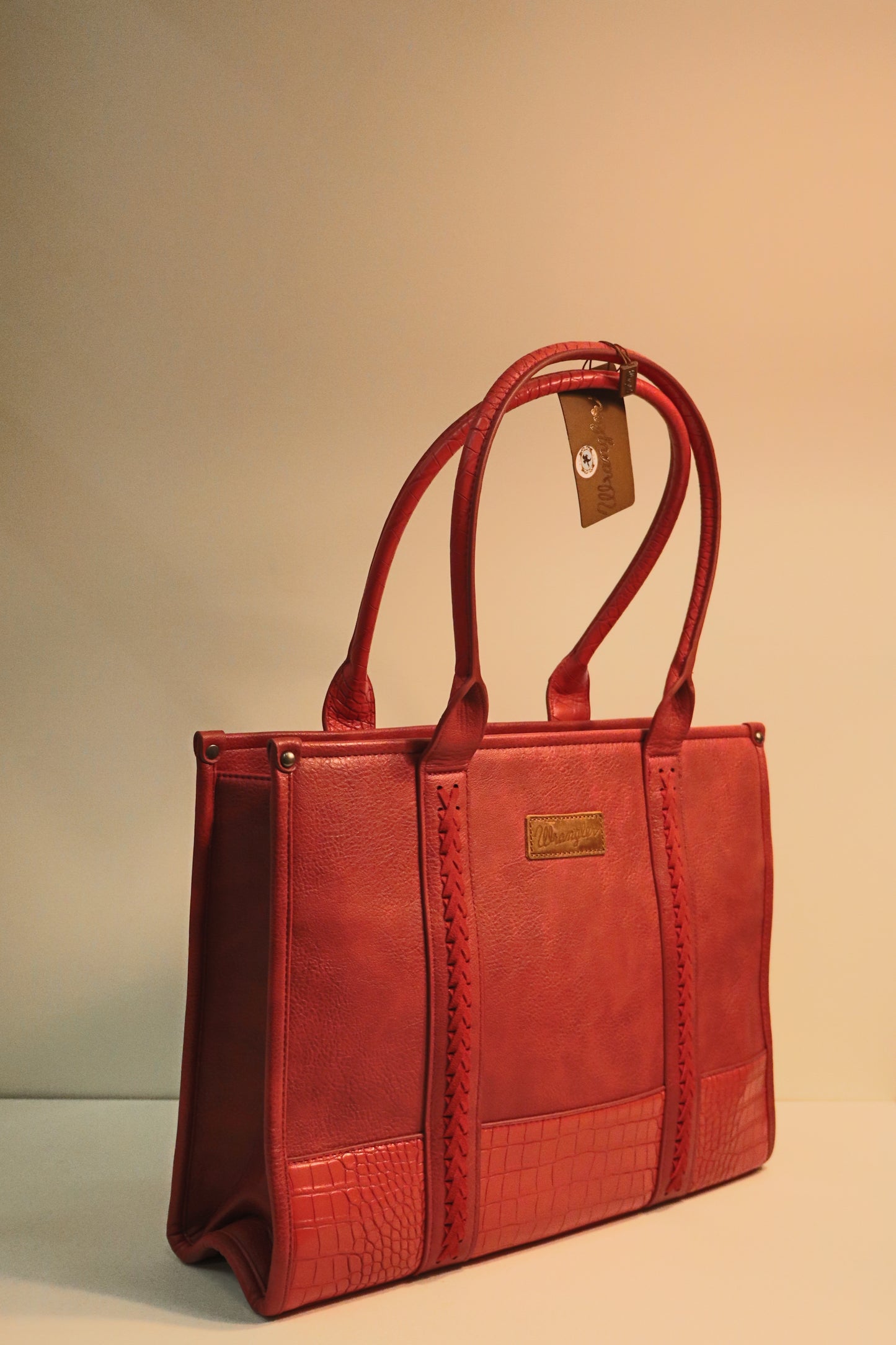 Croc Print Wide Tote Bag by Wrangler